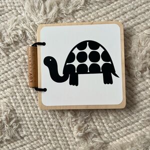 Wooden Black and White High Contrast book by Lovevery